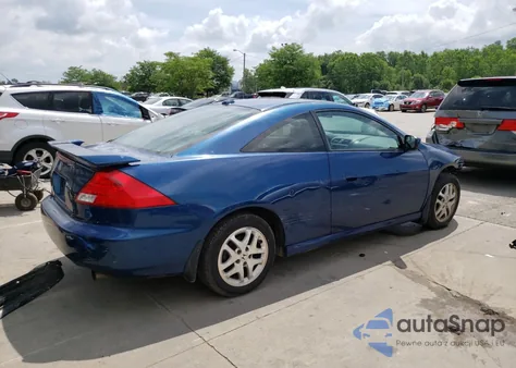 2007 Honda Accord Ex z USA, uszkodzony, nr VIN 1HGCM82687A001923